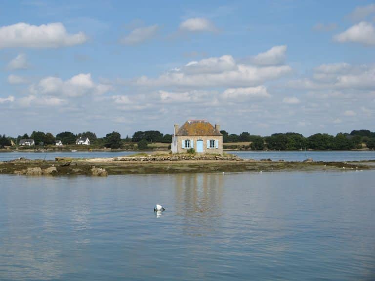 Les maisons dans l&rsquo;eau de Saint-Cado, classé un des meilleurs endroits de Bretagne