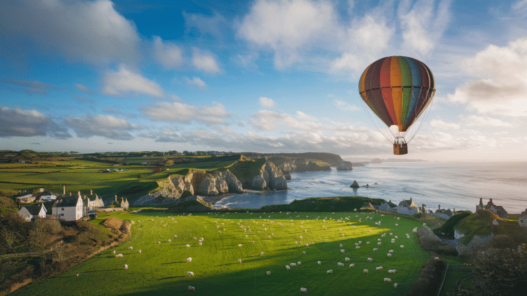 Découvrez-vous la Bretagne depuis les nuages en montgolfière ?
