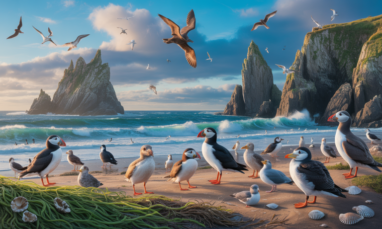 Quels oiseaux marins peut-on observer en Bretagne ?