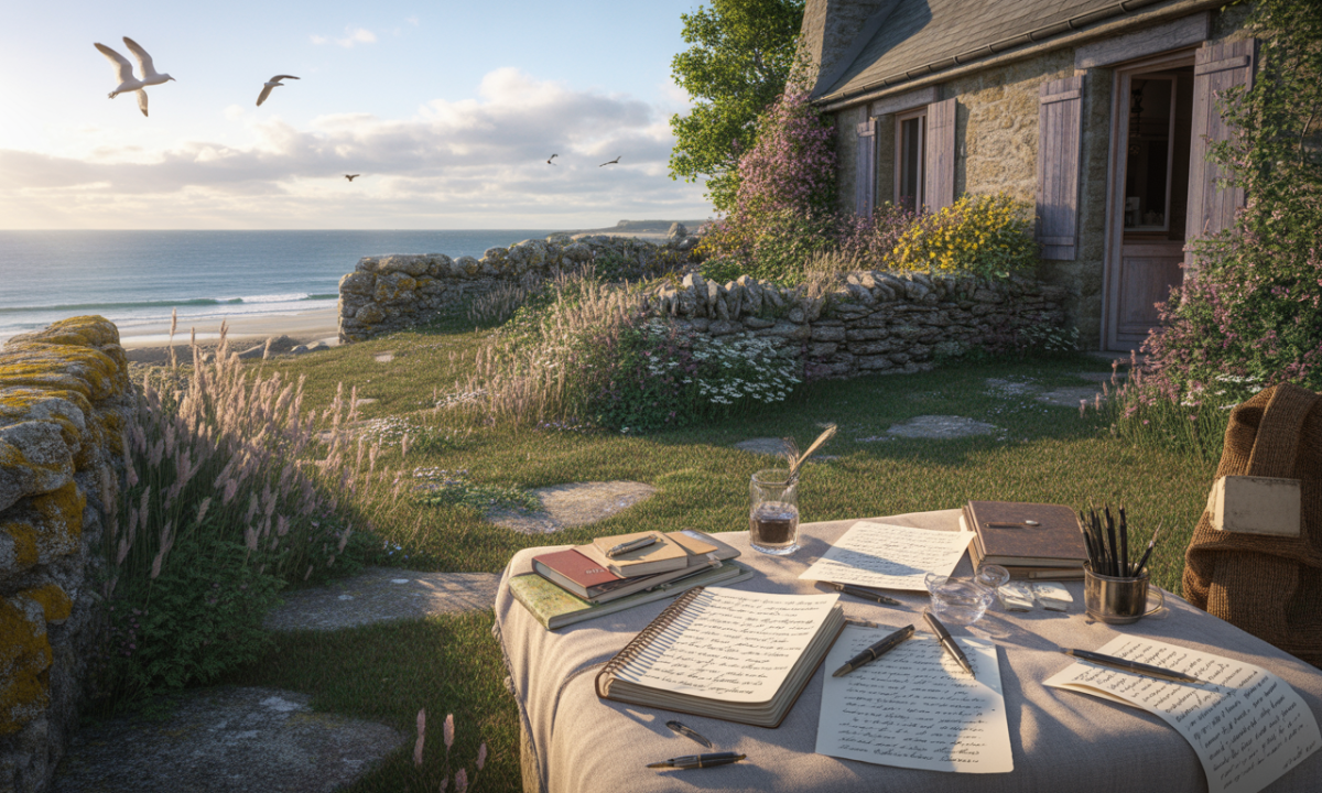 découvrez un week-end poétique en bretagne avec des ateliers d'écriture inspirants pour libérer votre créativité au cœur d'un cadre enchanteur.